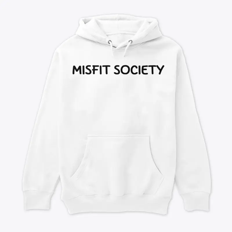 Misfit Society White Hoodie